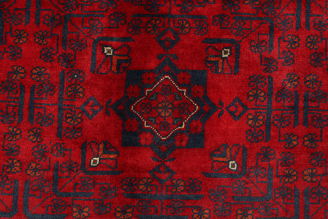 Dark Red Khal Mohammadi 6'  6" x 9'  7" - No. QA34130