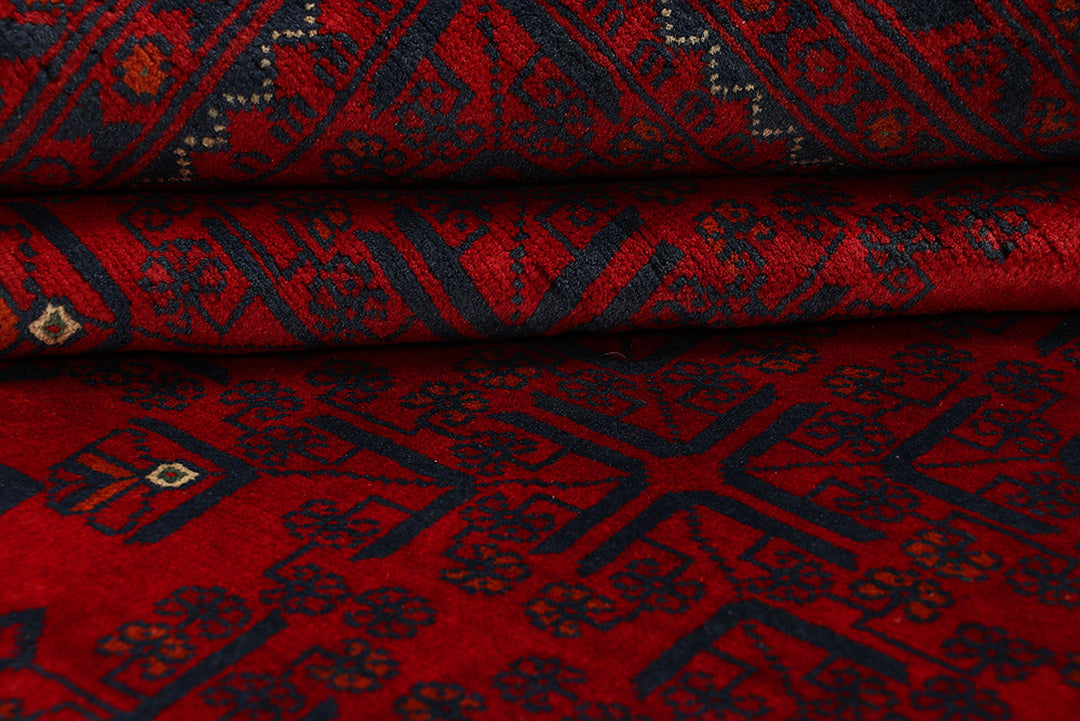 Dark Red Khal Mohammadi 6'  6" x 9'  7" - No. QA34130