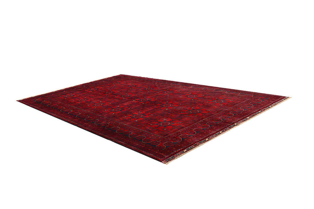 Dark Red Khal Mohammadi 6'  6" x 9'  7" - No. QA34130