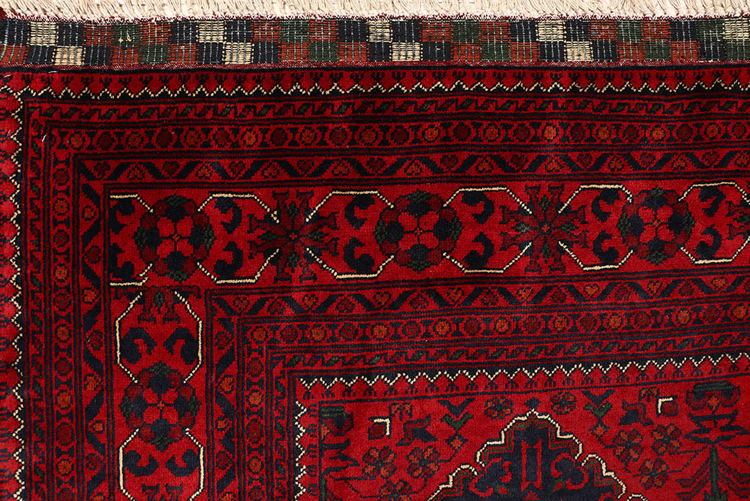 Dark Red Khal Mohammadi 6'  6" x 9'  5" - No. QA27526