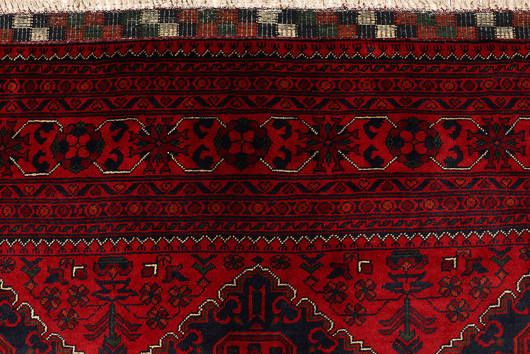 Dark Red Khal Mohammadi 6'  6" x 9'  5" - No. QA27526