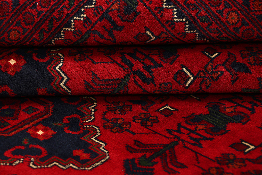 Dark Red Khal Mohammadi 6'  6" x 9'  5" - No. QA27526