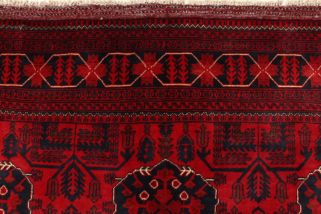 Dark Red Khal Mohammadi 6'  5" x 9'  2" - No. QA78253