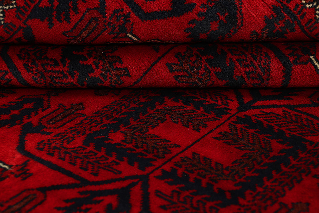 Dark Red Khal Mohammadi 6'  5" x 9'  2" - No. QA78253