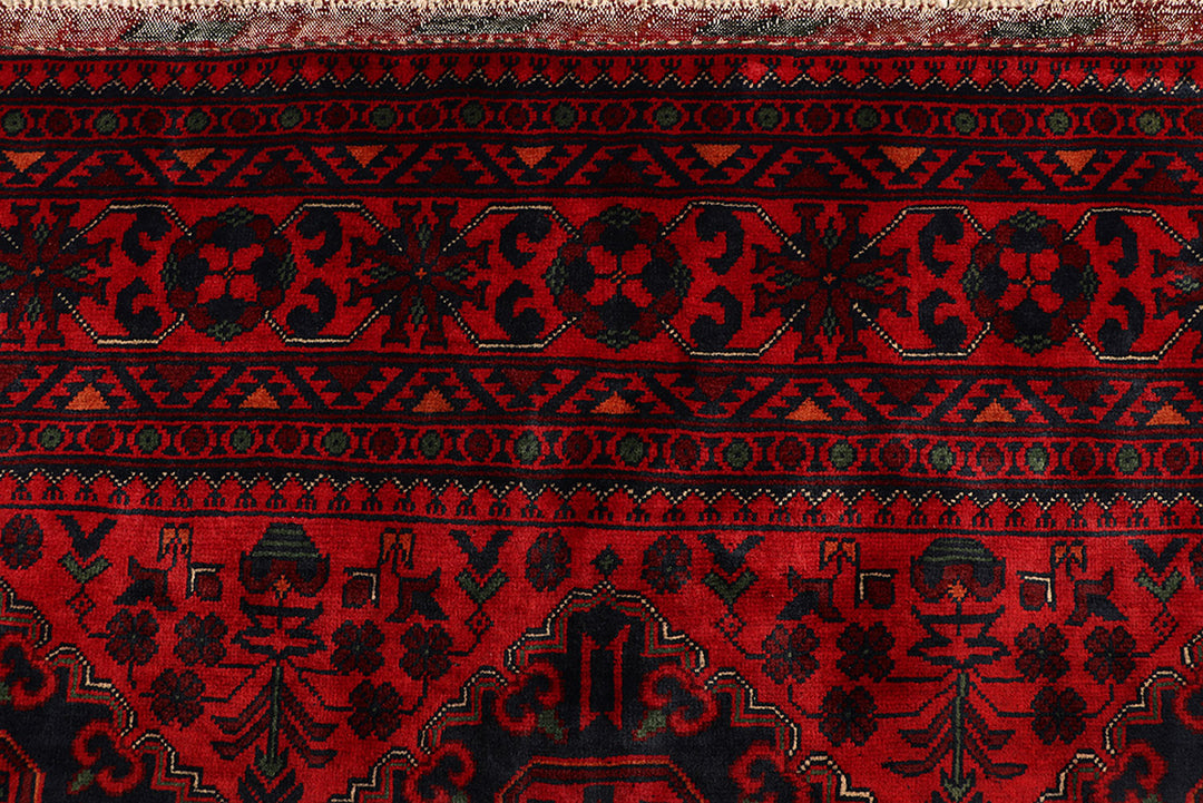 Dark Red Khal Mohammadi 6'  8" x 9'  9" - No. QA17840