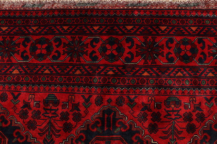 Dark Red Khal Mohammadi 6'  8" x 9'  9" - No. QA17840