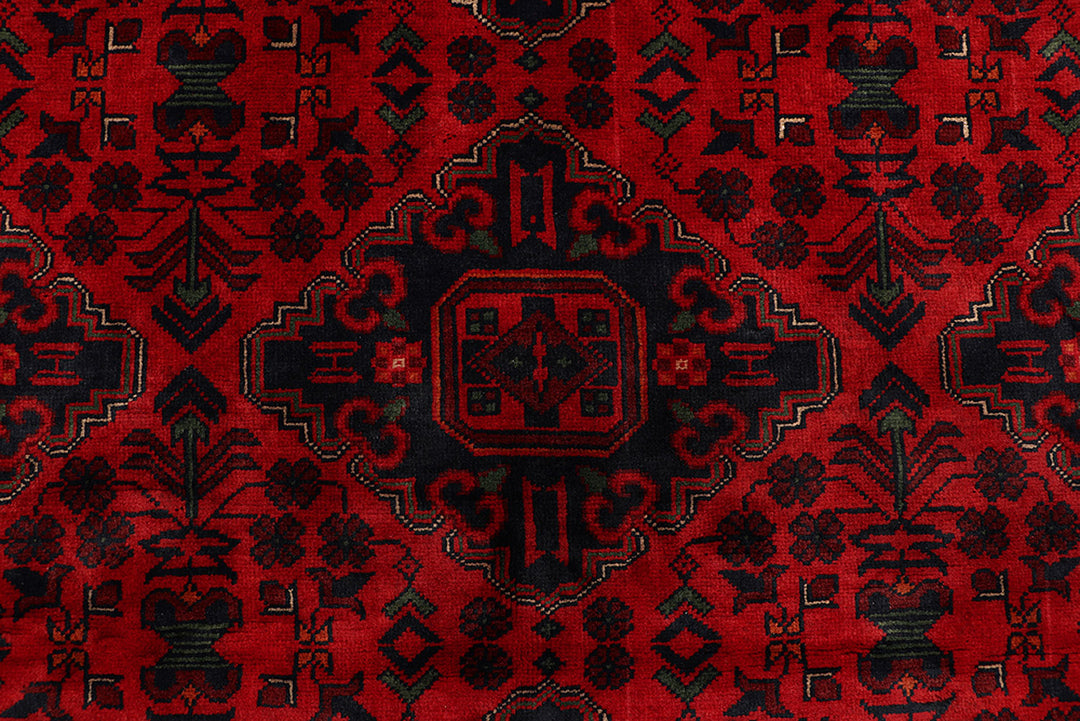 Dark Red Khal Mohammadi 6'  8" x 9'  9" - No. QA17840
