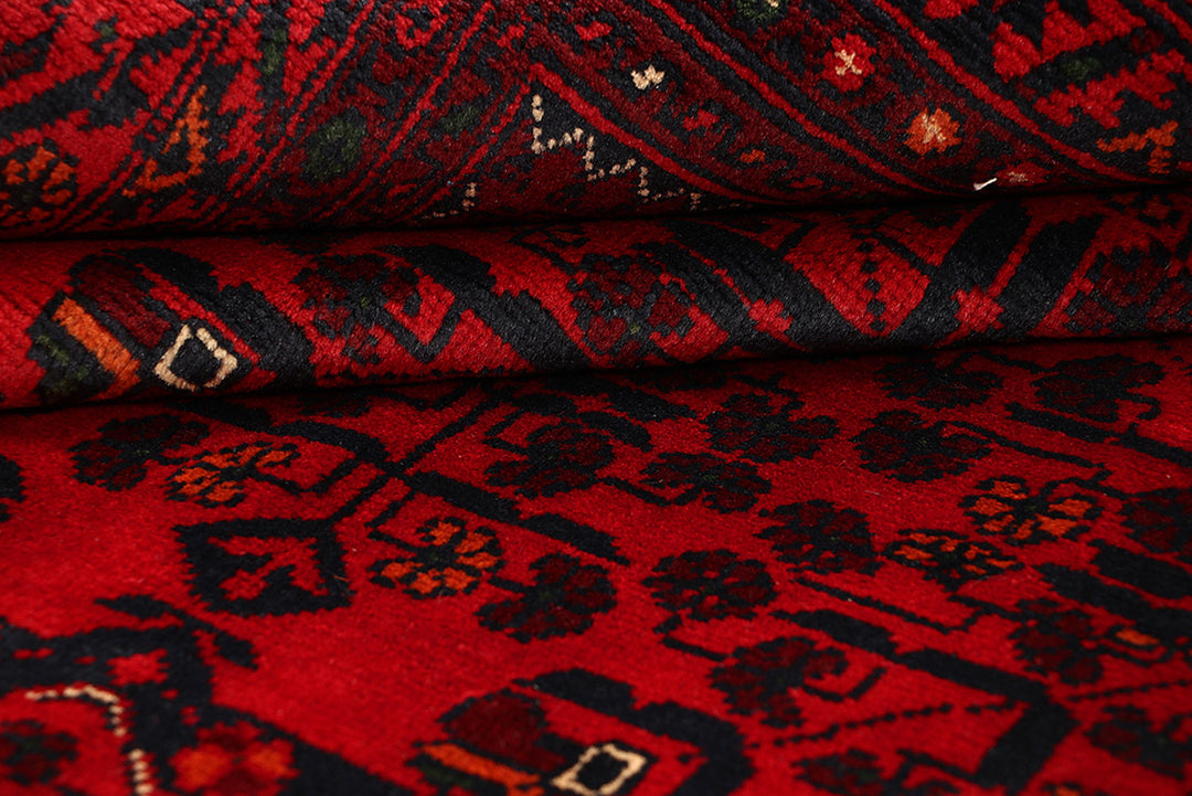Dark Red Khal Mohammadi 6'  8" x 9'  9" - No. QA41374