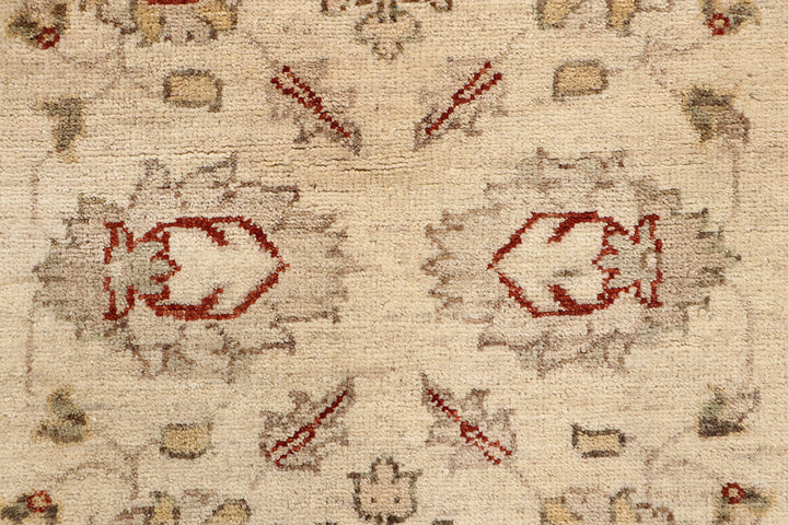 Blanched Almond Oushak 2'  7" x 9'  10" - No. QA62094