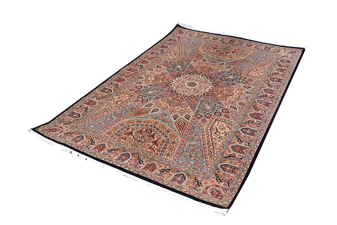 Multi Colored Gombud 4' 8 x 7' 3 - No. 69624 - ALRUG Rug Store