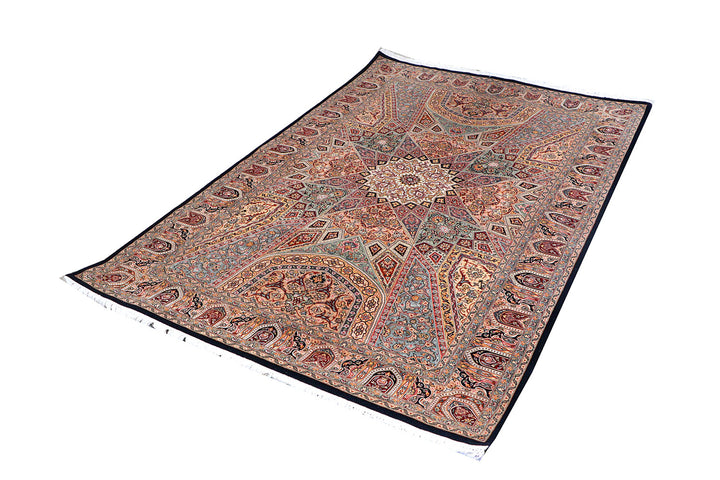 Multi Colored Gombud 4' 8 x 7' 3 - No. 69624 - ALRUG Rug Store