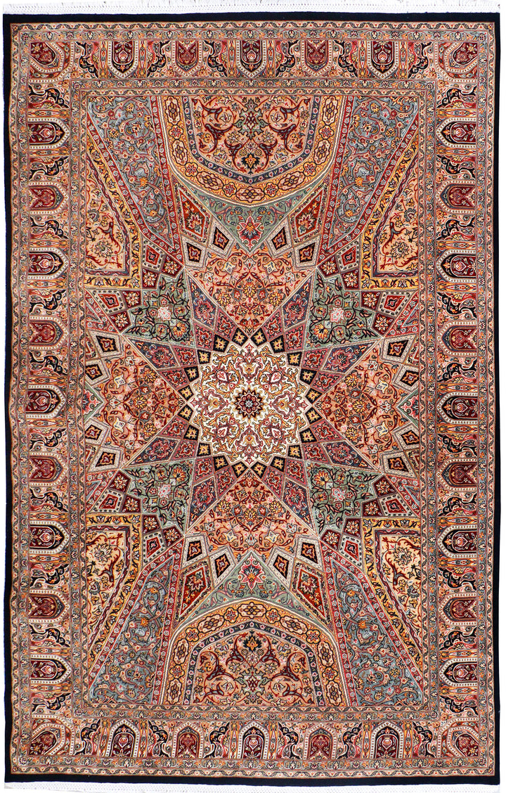 Multi Colored Gombud 4' 8 x 7' 3 - No. 69624 - ALRUG Rug Store