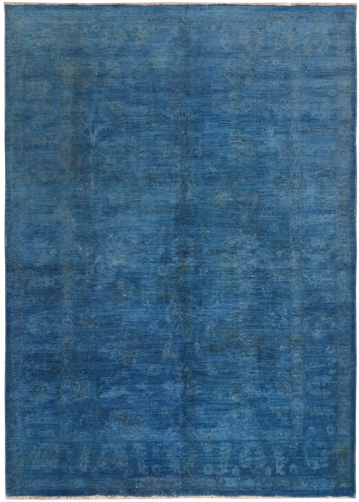 Steel Blue Overdyed 5' 11 x 8' 5 - No. 69629 - ALRUG Rug Store