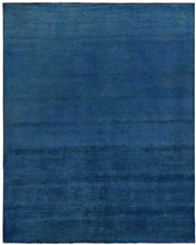 Steel Blue Overdyed 8' 9 x 10' 11 - No. 69635