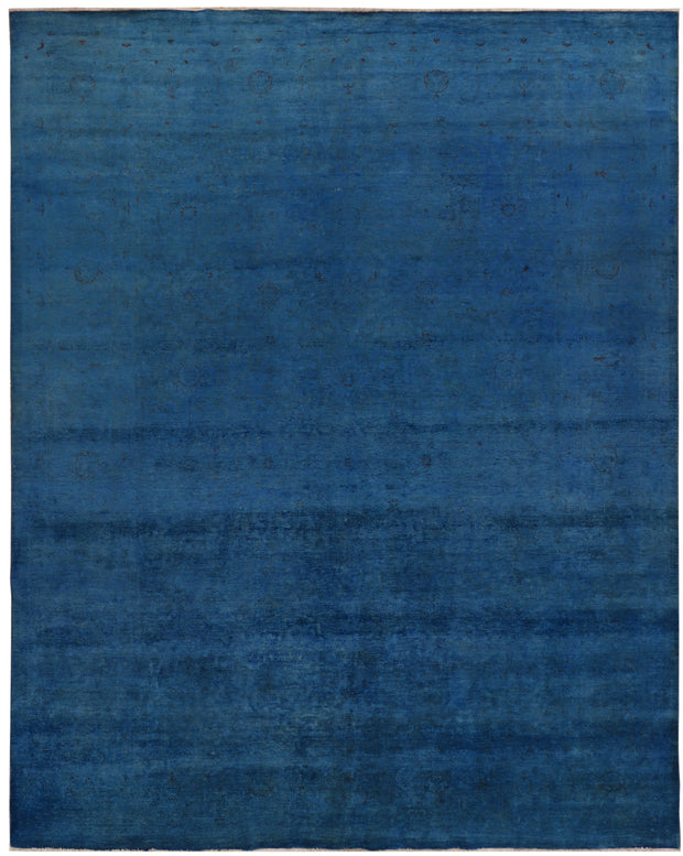 Steel Blue Overdyed 8' 9 x 10' 11 - No. 69635