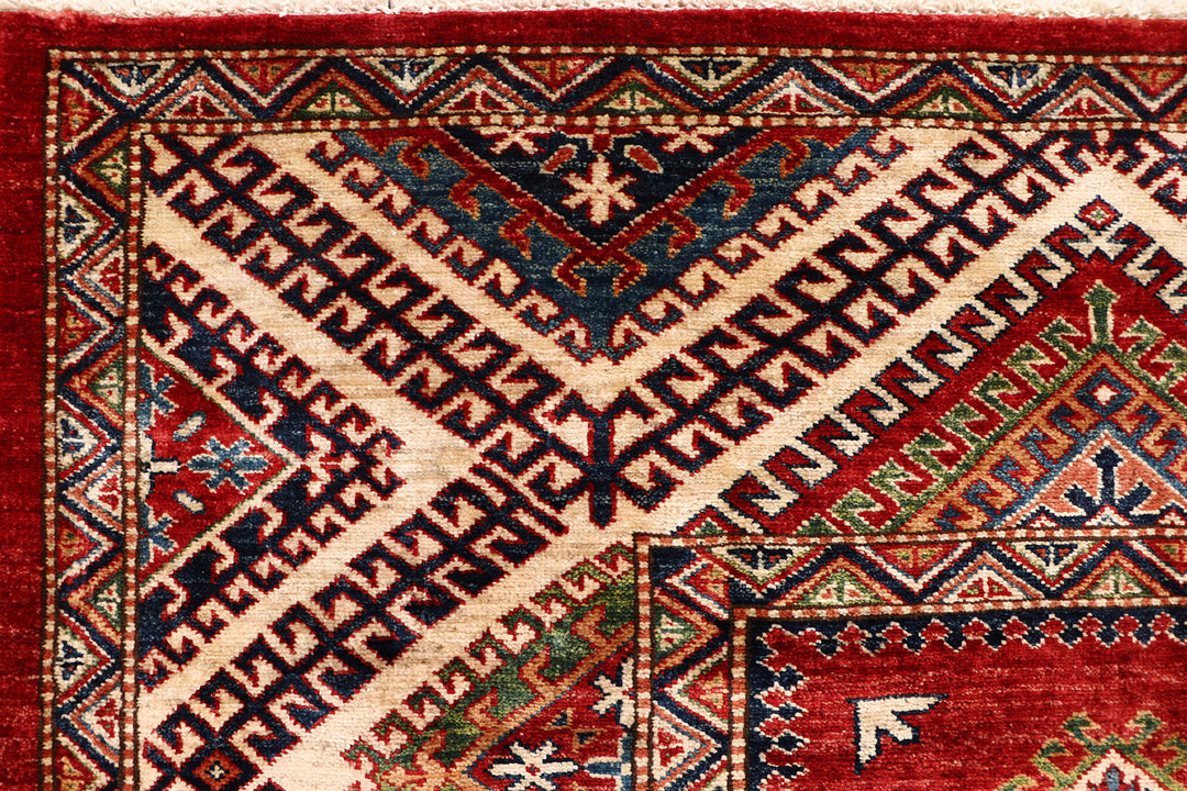 Firebrick Kazak 6' 9 x 6' 10 - No. 69825