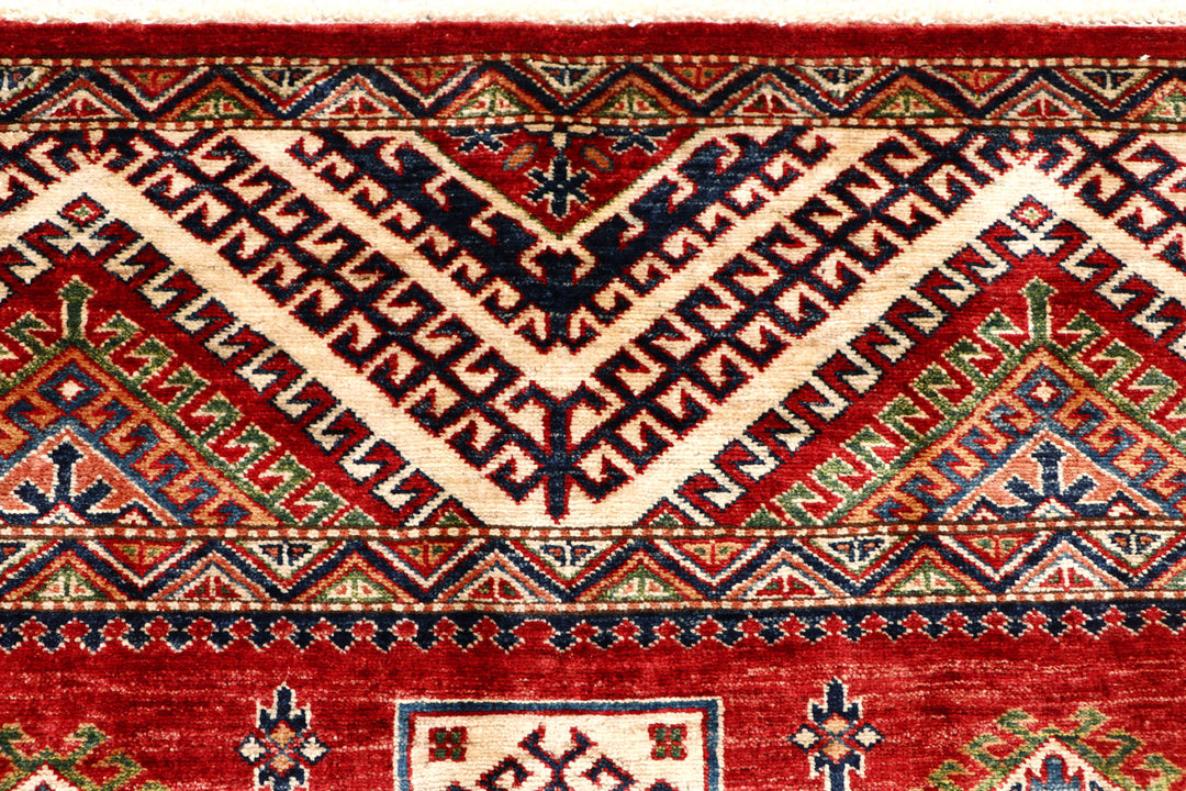 Firebrick Kazak 6' 9 x 6' 10 - No. 69825