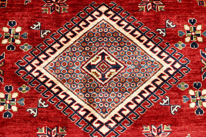 Firebrick Kazak 6' 9 x 6' 10 - No. 69825