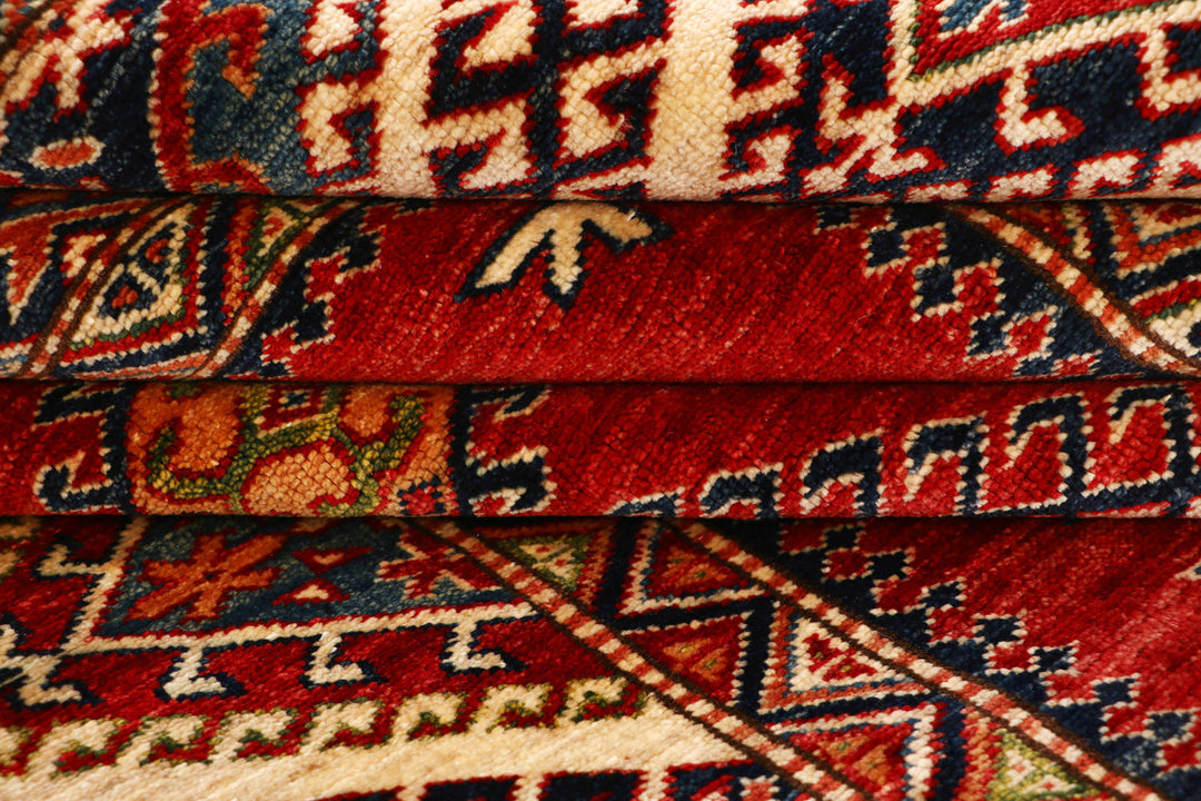 Firebrick Kazak 6' 9 x 6' 10 - No. 69825