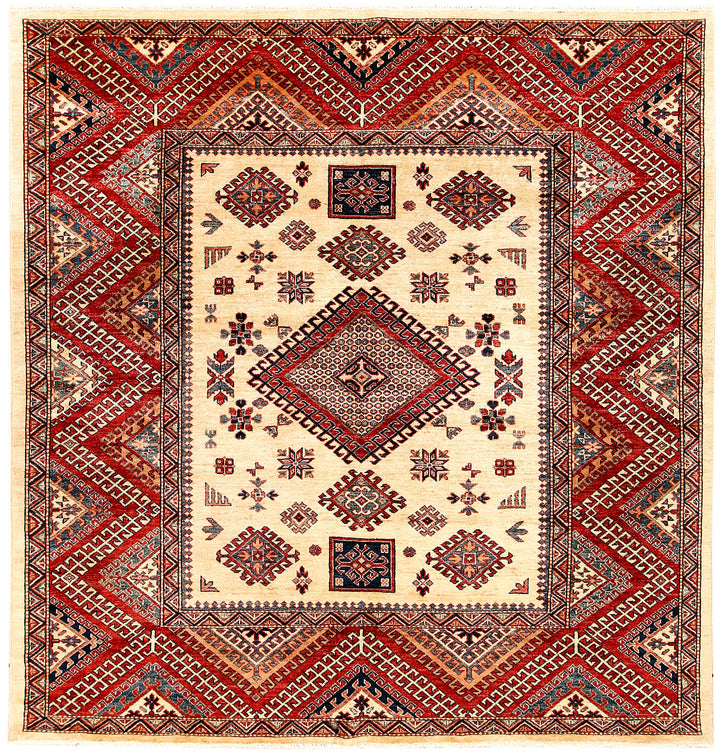 Cornsilk Kazak 6' 9 x 7' - No. 69830