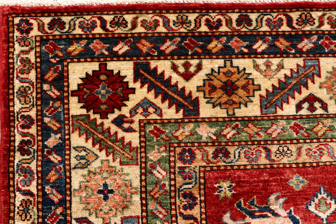 Firebrick Kazak 6' 3 x 6' 5 - No. 69831