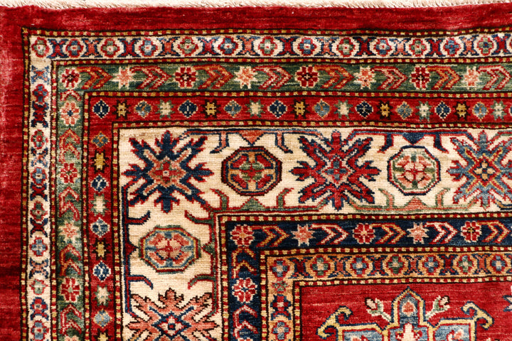 Firebrick Kazak 6' 8 x 6' 6 - No. 69837