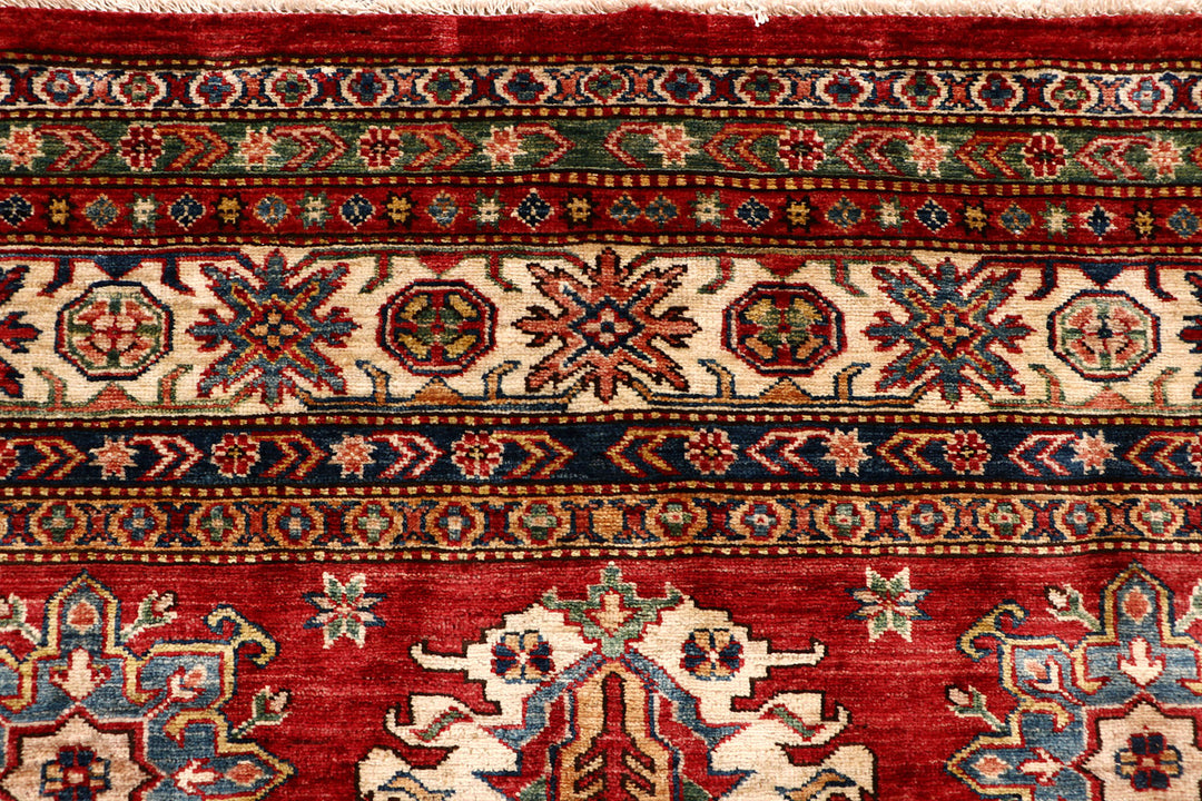 Firebrick Kazak 6' 8 x 6' 6 - No. 69837