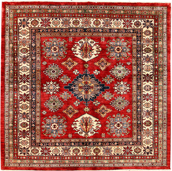 Firebrick Kazak 6' 8 x 6' 6 - No. 69837