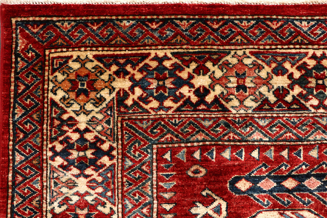 Firebrick Kazak 6' 4 x 7' 8 - No. 69843