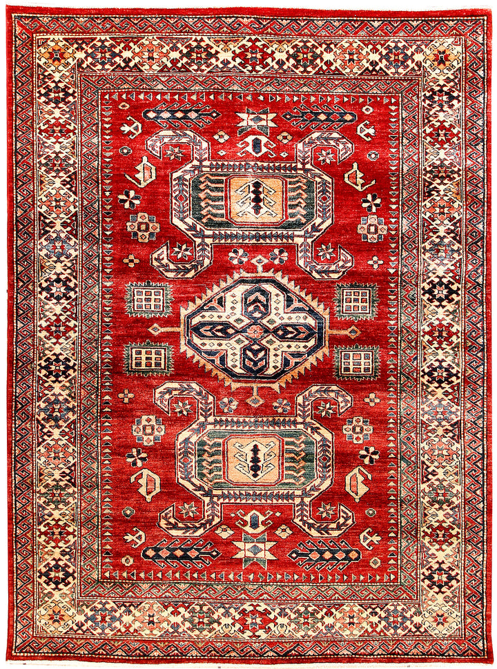 Firebrick Kazak 6' 4 x 7' 8 - No. 69843