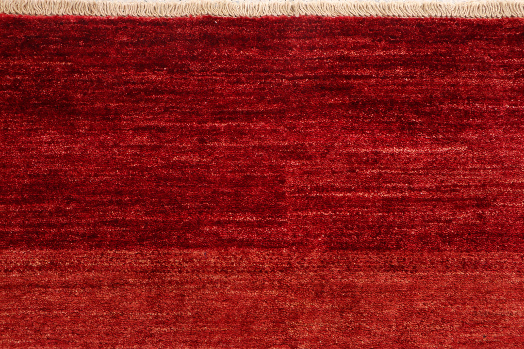 Dark Red Gabbeh 6' 7 x 8' 4 - No. 69902
