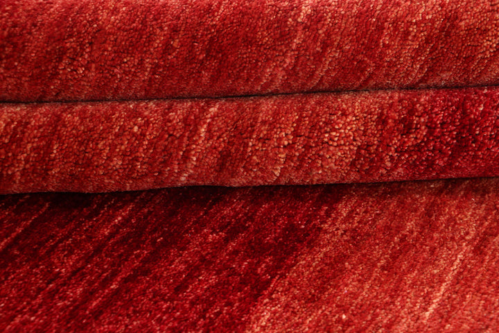 Dark Red Gabbeh 6' 7 x 8' 4 - No. 69902