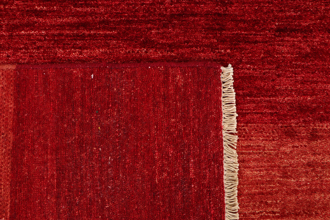 Dark Red Gabbeh 6' 7 x 8' 4 - No. 69902