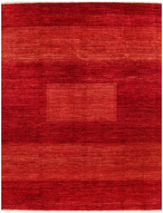 Dark Red Gabbeh 6' 7 x 8' 4 - No. 69902