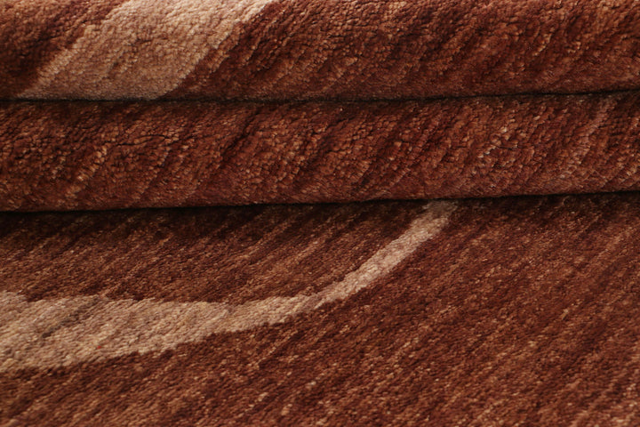 Saddle Brown Gabbeh 5' 7 x 8' 2 - No. 69921
