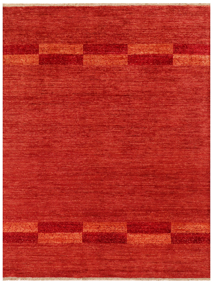 Firebrick Gabbeh 4' 11 x 6' 5 - No. 69935