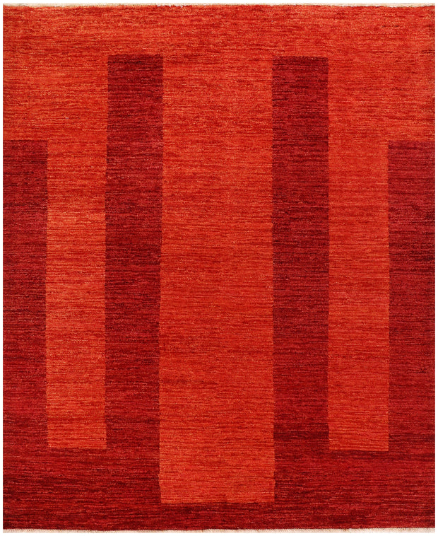 Orange Red Gabbeh 5' 2 x 6' 1 - No. 69939