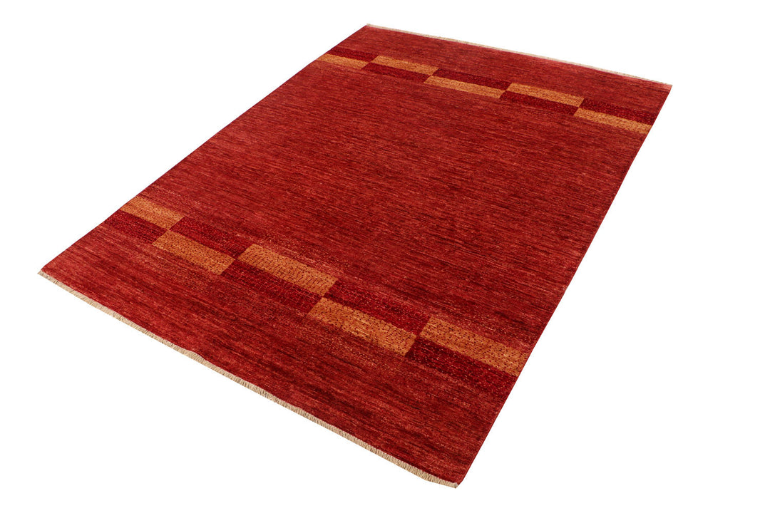 Firebrick Gabbeh 4' 11 x 6' 5 - No. 69946