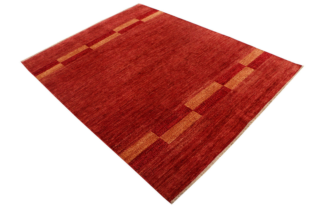Firebrick Gabbeh 4' 11 x 6' 5 - No. 69946