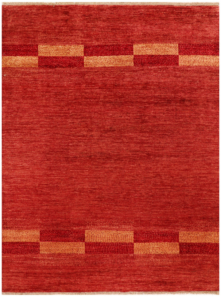 Firebrick Gabbeh 4' 11 x 6' 5 - No. 69946