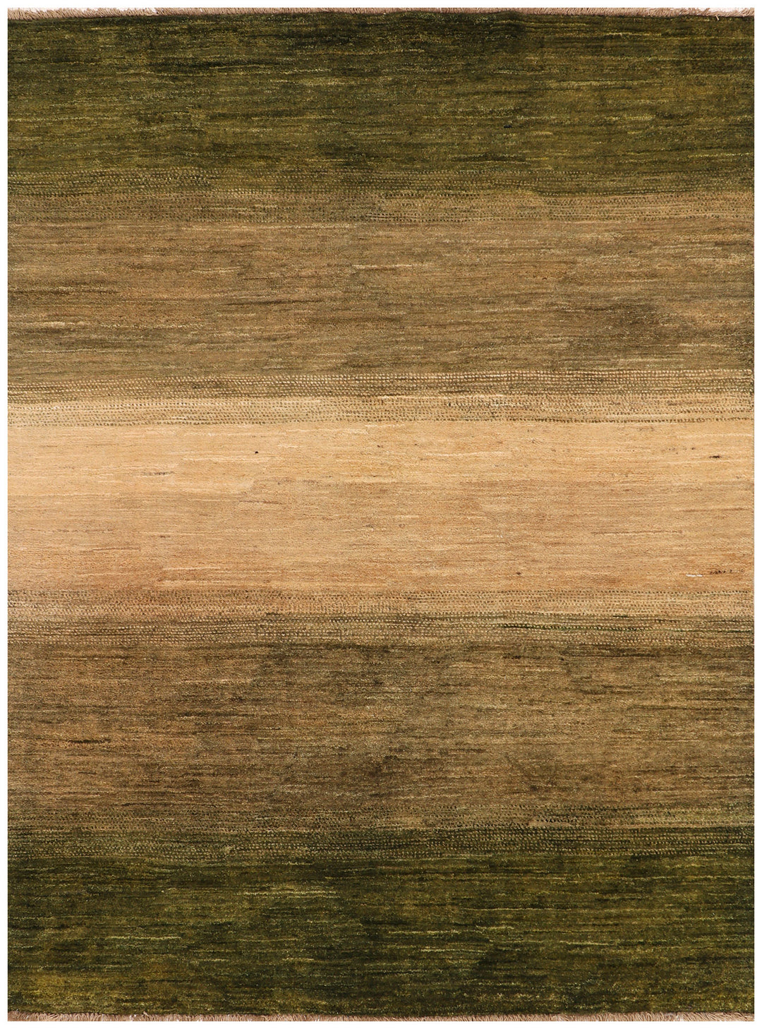 Afghan Gabbeh Rug 4'11" x 6'7" Hand-Knotted