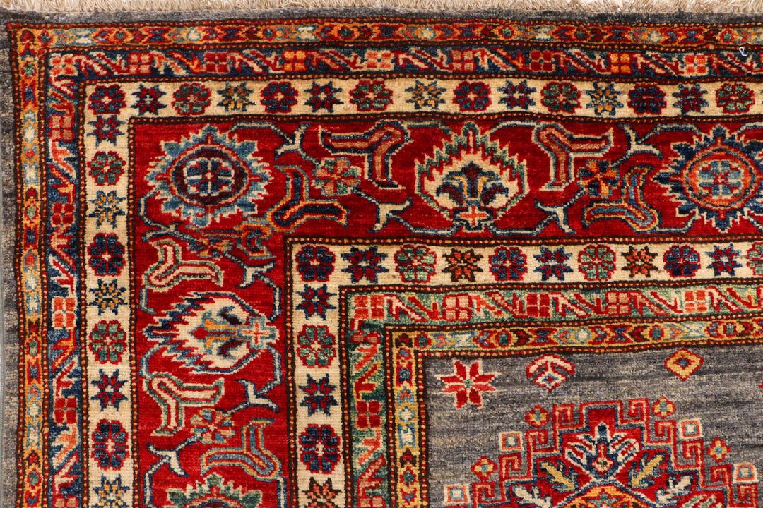 Grey Kazak 8' 11 x 12' 4 - No. 69956