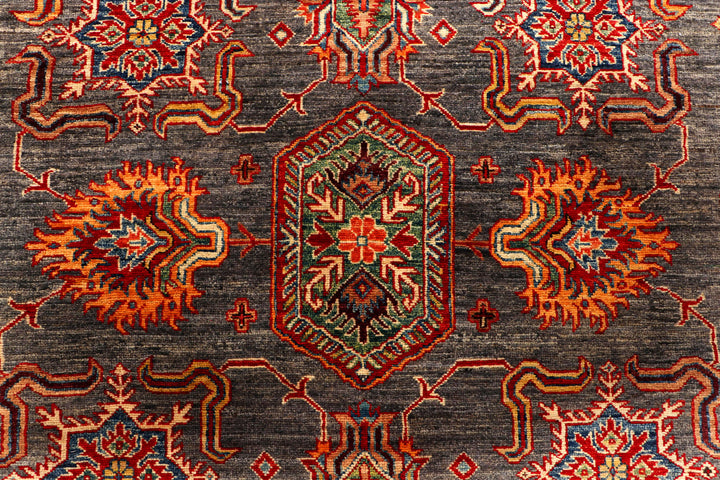 Grey Kazak 8' 11 x 12' 4 - No. 69956