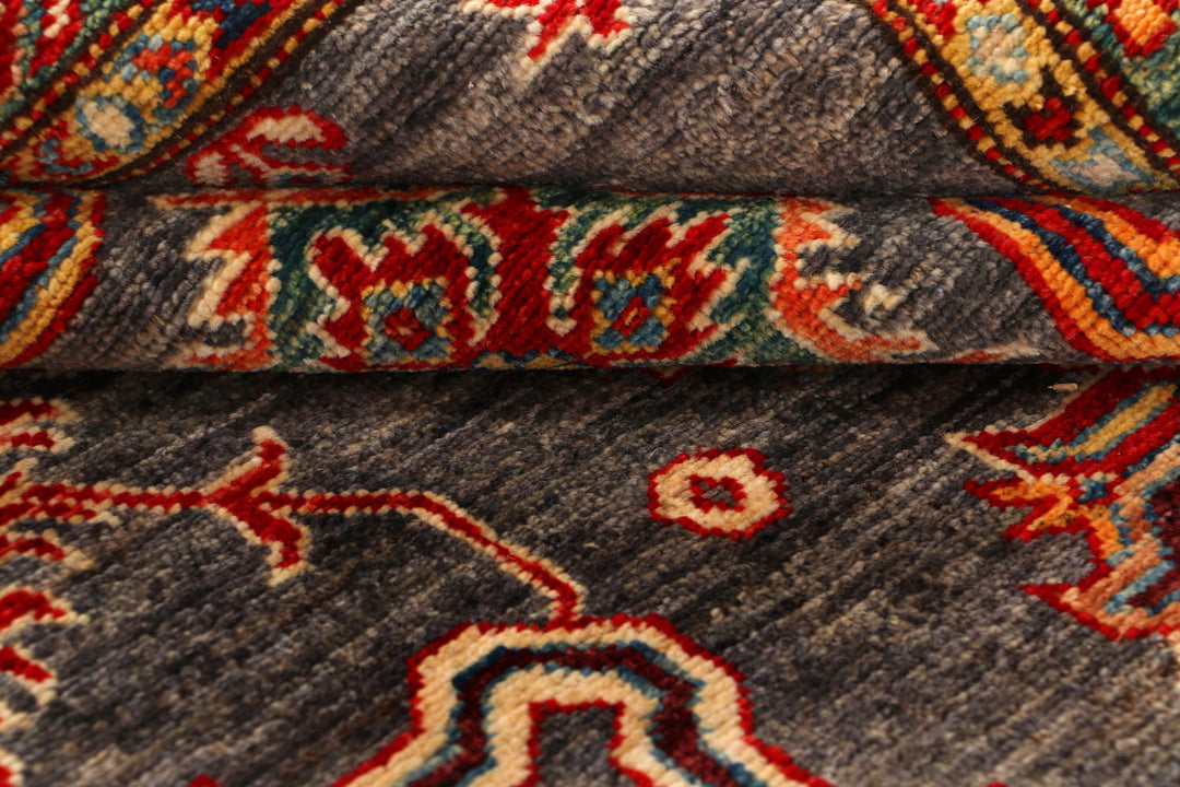 Grey Kazak 8' 11 x 12' 4 - No. 69956