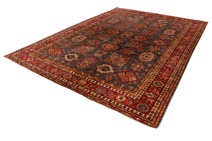 Grey Kazak 8' 11 x 12' 4 - No. 69956