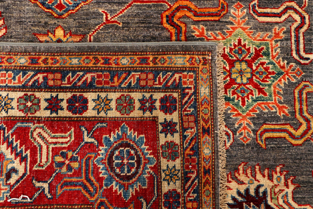 Grey Kazak 8' 11 x 12' 4 - No. 69956