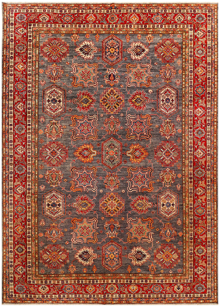 Grey Kazak 8' 11 x 12' 4 - No. 69956