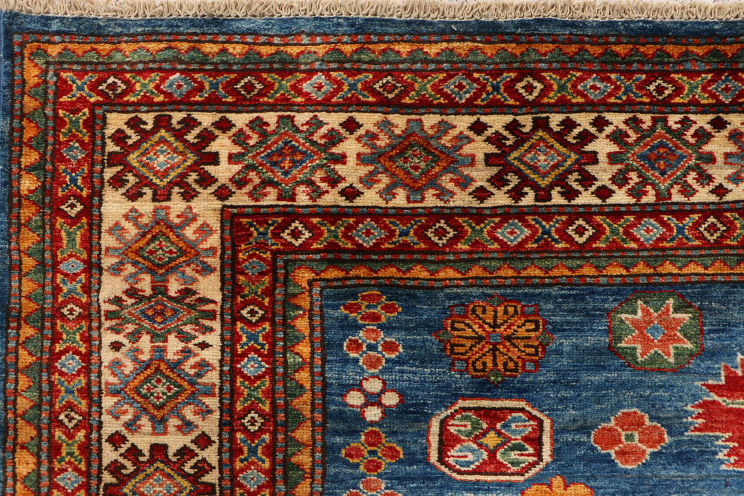 Steel Blue Kazak 5' 9 x 8' 4 - No. 69960
