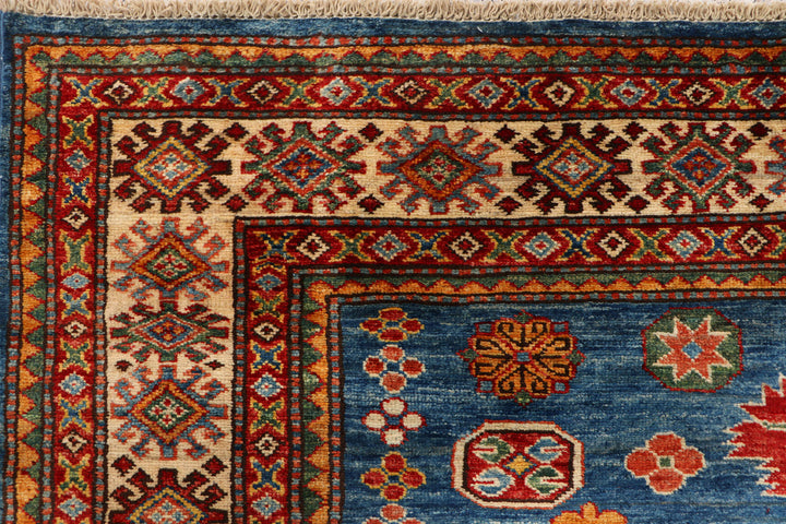 Steel Blue Kazak 5' 9 x 8' 4 - No. 69960