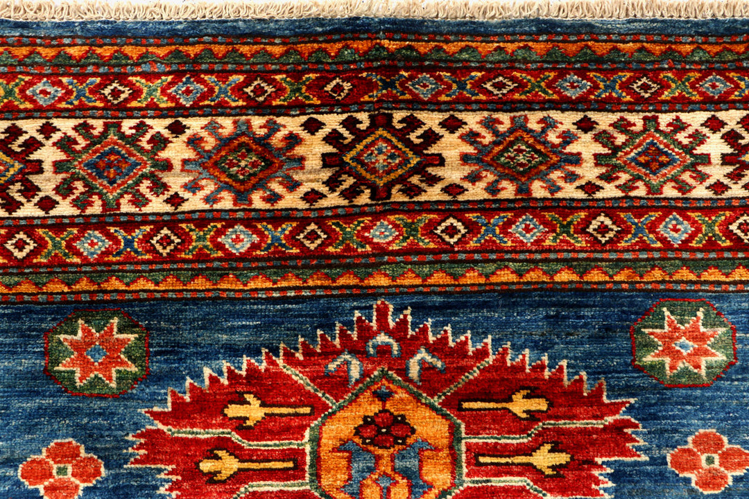 Steel Blue Kazak 5' 9 x 8' 4 - No. 69960